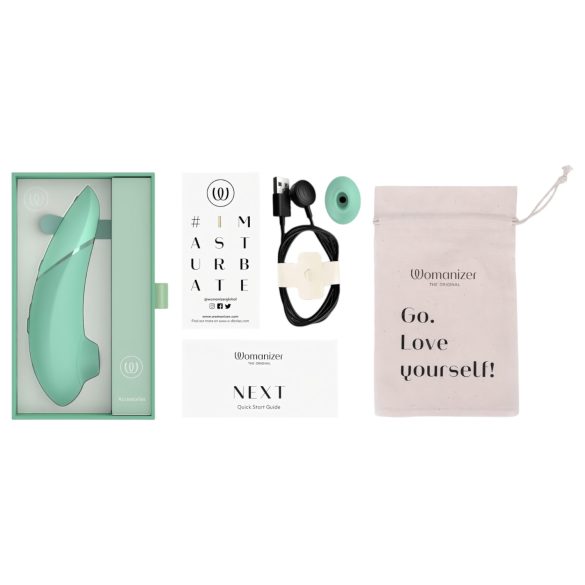 Womanizer Next - oplaadbare, luchtdruk‑clitorisstimulator (salie)