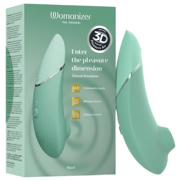 Womanizer Next - oplaadbare, luchtdruk‑clitorisstimulator (salie)