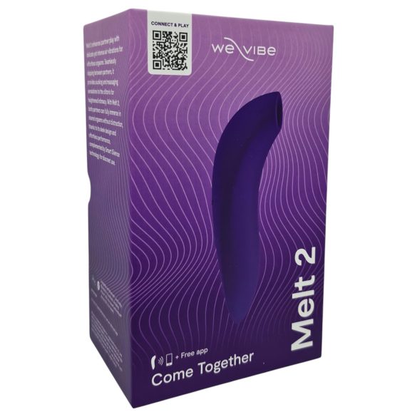 We-Vibe Melt 2 - luchtdruk clitorisstimulator - app gestuurd - paars