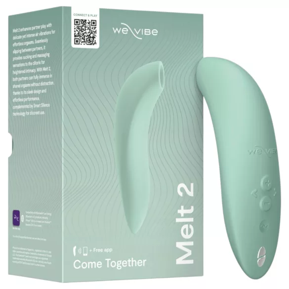 We-Vibe Melt 2 - App-gestuurde luchtdruk clitorisstimulator (turkoois)
