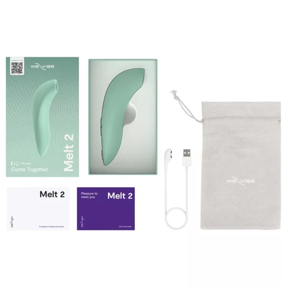 We-Vibe Melt 2 - App-gestuurde luchtdruk clitorisstimulator (turkoois)