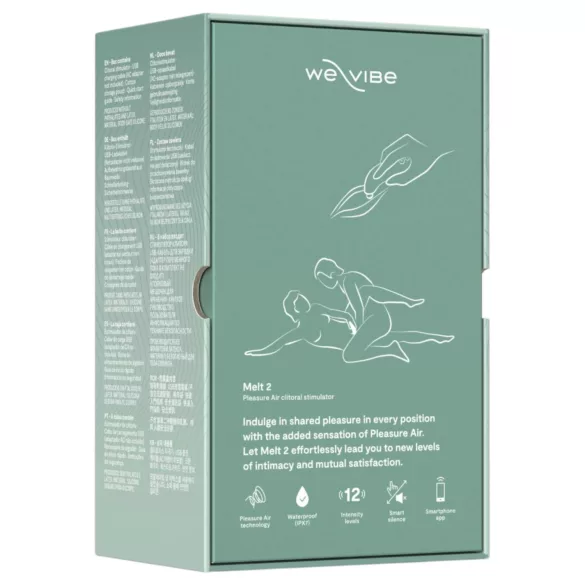 We-Vibe Melt 2 - App-gestuurde luchtdruk clitorisstimulator (turkoois)