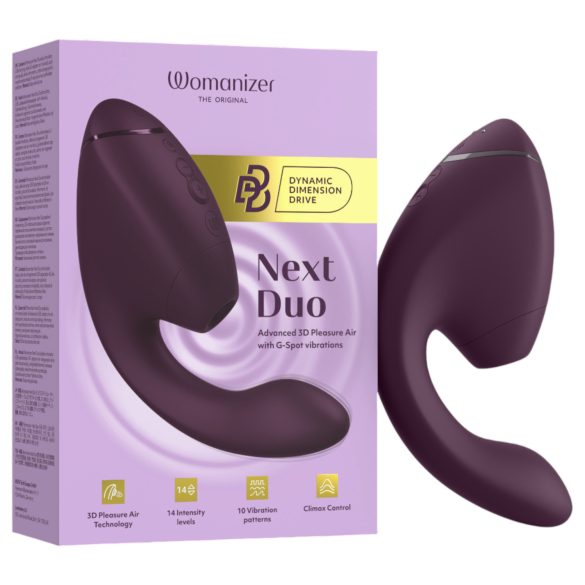 Womanizer Next Duo - G-spot vibrator en clitorisstimulator - paars