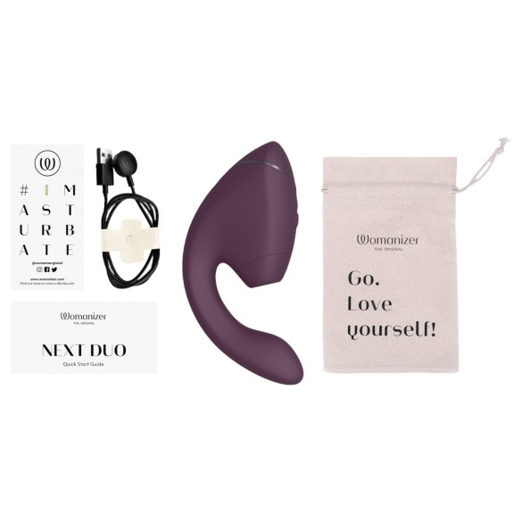 Womanizer Next Duo - G-spot vibrator en clitorisstimulator - paars