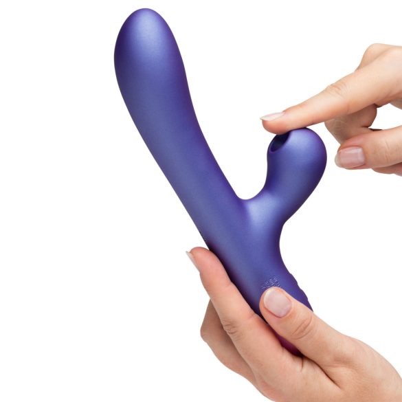 ROMP Pulse - G-spot vibrator met luchtdruk clitorisstimulator (paars)
