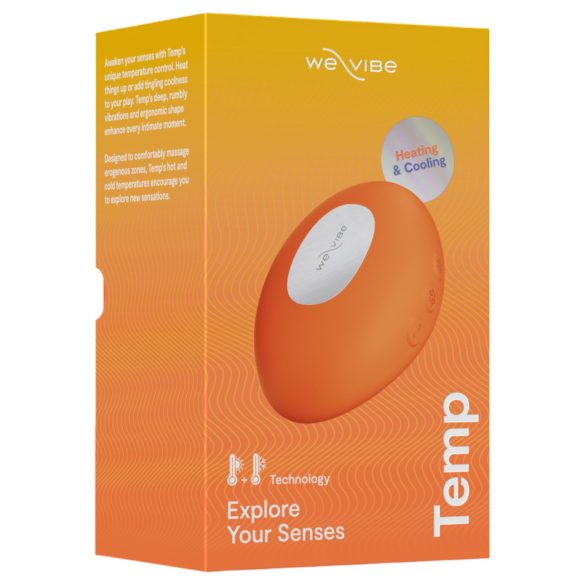 We-Vibe Temp - koel/warm clitoris vibrator (oranje)