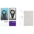 We‑Vibe Verge 2 - App‑gestuurde vibrerende penisring voor mannen (zwart)