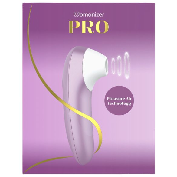 Womanizer Pro - luchtdruk clitorisstimulator (paars)