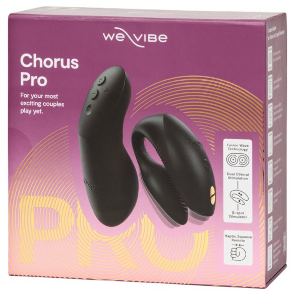 We-Vibe Chorus Pro - slimme, draadloze koppelvibrator (zwart)