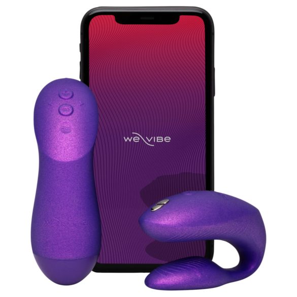 We-Vibe Chorus Pro - koppel vibrator - afstandsbediening - paars