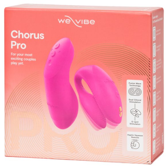 We-Vibe Chorus Pro - koppel vibrator - afstandsbediening - roze