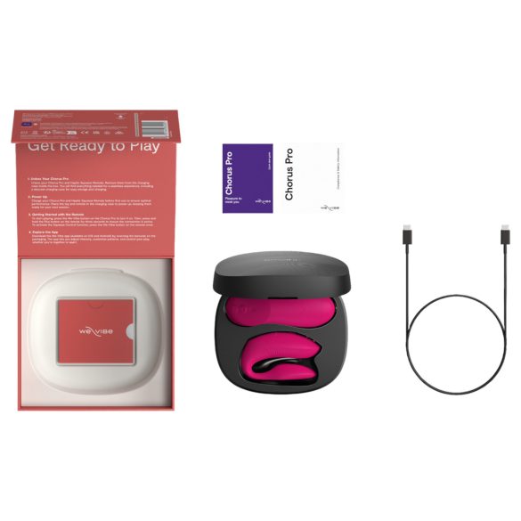 We-Vibe Chorus Pro - koppel vibrator - afstandsbediening - roze