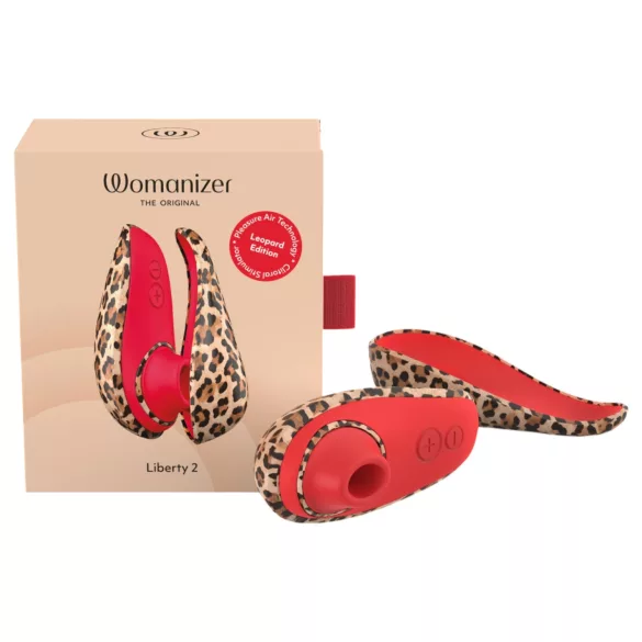 Womanizer Liberty 2 - luchtdruk clitorisstimulator (luipaard)
