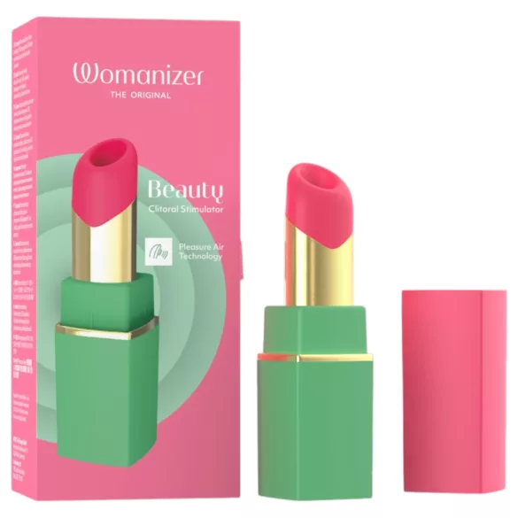 Womanizer Beauty - luchtdruk clitorisstimulator in lipstickvorm (groen)
