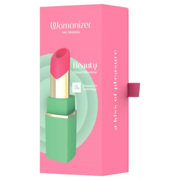 Womanizer Beauty - luchtdruk clitorisstimulator in lipstickvorm (groen)