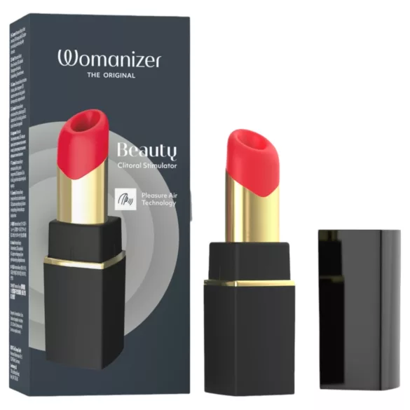 Womanizer Beauty - luchtdruk clitorisstimulator in lippenstiftvorm (zwart)