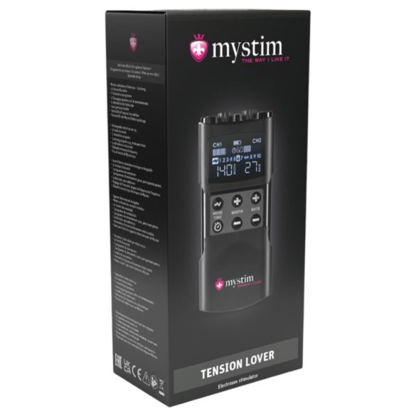 mystim Tension Lover 2 - elektro stimulatie set - digitaal - zwart