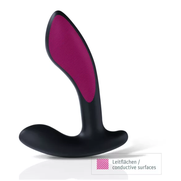 Mystim Flexing Flavio - elektro prostaat vibrator - zwart