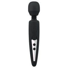 Mrow - oplaadbare, waterdichte massager vibrator (zwart)