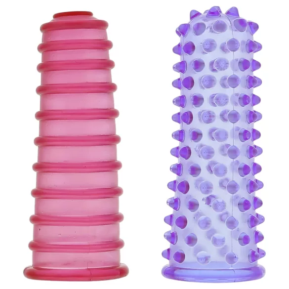 All time Favorites - vingerhoesjes set - 2 stuks - roze/paars