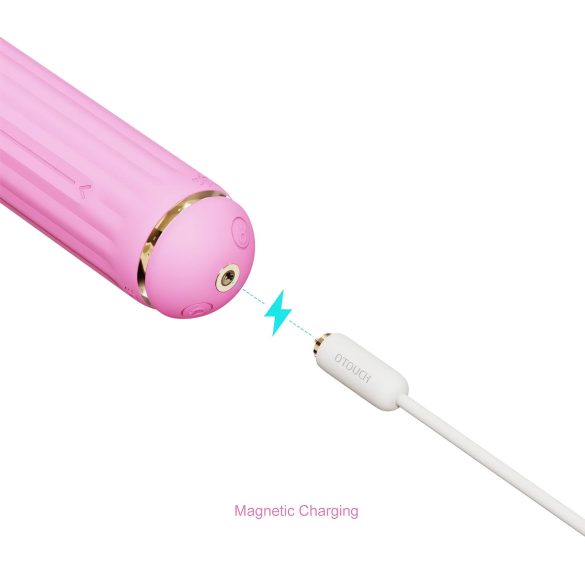Magic Stick - vibrator met verwisselbare koppen (roze)