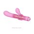 Magic Stick - vibrator met verwisselbare koppen (roze)
