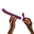 Magic Stick - vibrator met verwisselbare koppen (roze)