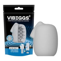 VIBEGGS Blow Misty - vibrerend masturbatorei - wit