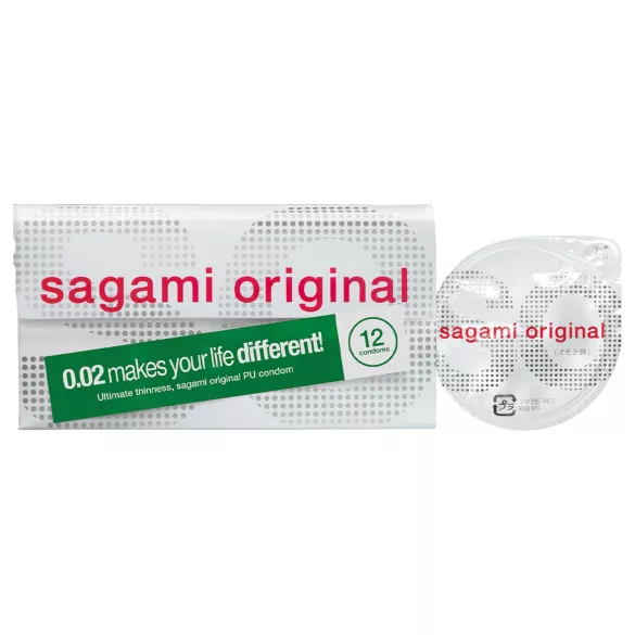 Sagami Original 0.02 - condoom - ultradun - 55mm - 12 stuks
