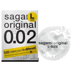 Sagami Original 0,02 L - condoom - 58mm (3 stuks)