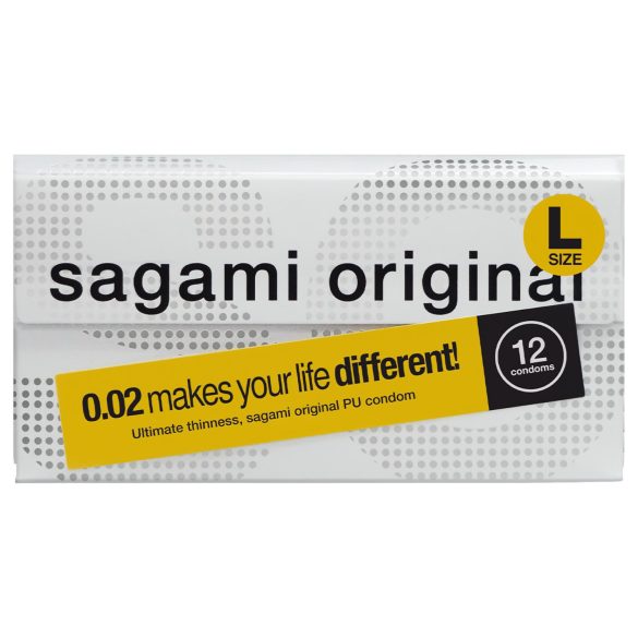 Sagami Original 0.02 L - condoom - ultra dun - 58mm - 12 stuks