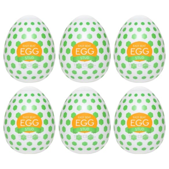 TENGA Egg Stud - Eivormige massager (6 stuks)