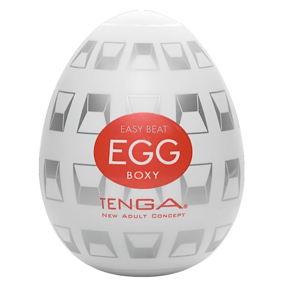 TENGA Egg Boxy - masturbator ei - mannensextoy - wit - 1 stuk