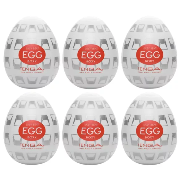 TENGA Egg Boxy - masturbatie-ei set - 6 stuks