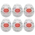 TENGA Egg Boxy - masturbatie-ei set - 6 stuks