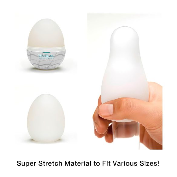 TENGA Egg - masturbatorei set - 6 stuks - siliconen - wit