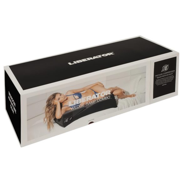 Liberator - sekspaar kussen set - wig & helling - zwart