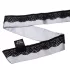 Vijftig tinten grijs Play Nice - tepelklemmen met halsband (zilver)