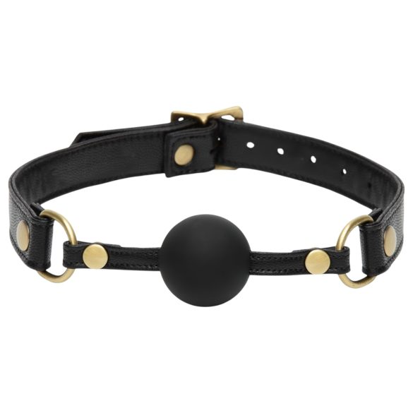 Fifty Shades of Grey - bitgag - verstelbaar leer - zwart