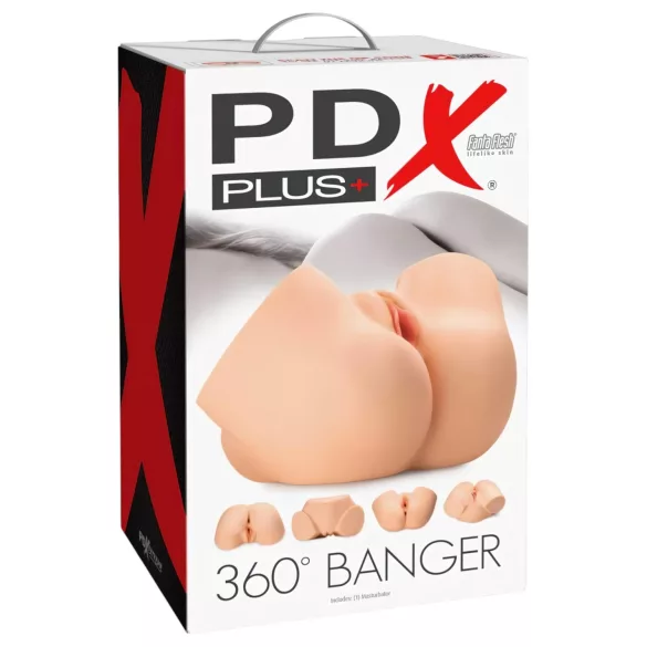 PDX 360 Banger - realistische torso masturbator - huidkleur