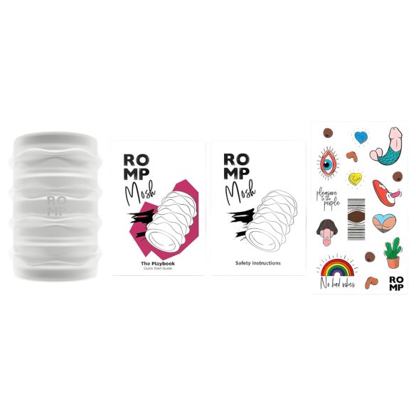 ROMP Mosh - masturbator - flexibel reisformaat - transparant