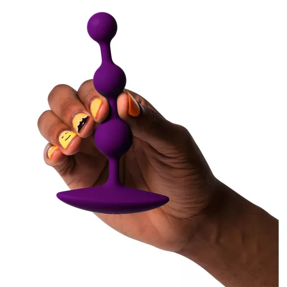 ROMP Amp - anaal dildo met noppen - siliconen - paars