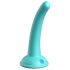 Dillio Vrolijke Vijf - siliconen dildo (15cm) - turkoois