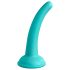 Dillio Vrolijke Vijf - siliconen dildo (15cm) - turkoois