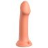 Dillio Big Hero - Oranje siliconen dildo met zuignap (17 cm)