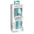 Dillio Grote Held - zuignap dildo (17 cm) - turkoois