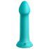 Dillio Grote Held - zuignap dildo (17 cm) - turkoois