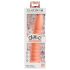 Dillio Wild Thing - geribbelde dildo (19cm) - oranje