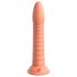 Dillio Wild Thing - geribbelde dildo (19cm) - oranje