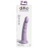 Dillio Slim Seven - Paarse stimulator dildo met zuignap (20cm)